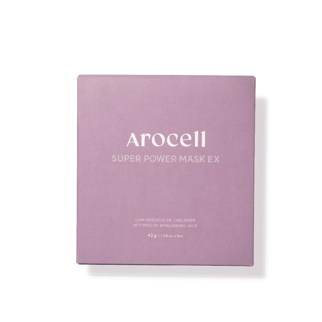 AROCELL Super Power Mask EX มาส์กไฮโดรเจล ยกกระชับ ลดริ้วรอย ผิวกระจ่างใส